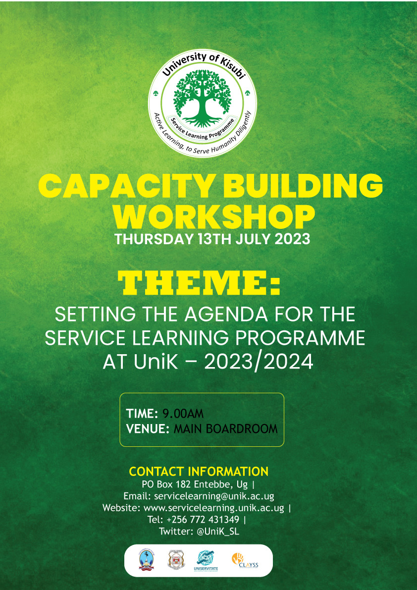 Service Learning Capacity Building Workshop