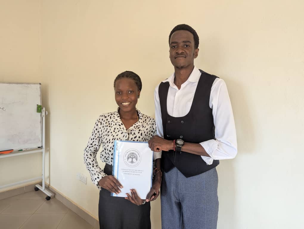 Ms Namirimu B Daisy elected the 3rd President of Service Learning club of University of Kisubi